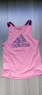 mouwloos sportshirt Adidas maat 152 - nieuwstaat, Kinderen en Baby's, Kinderkleding | Maat 152, Adidas, Meisje, Sport- of Zwemkleding