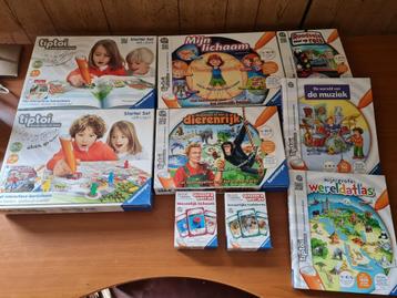 Tiptoi (Starter Sets, spellen, boeken en quizzen & weetjes) beschikbaar voor biedingen