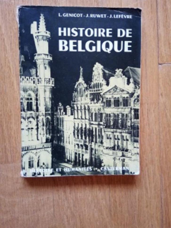 histoire de Belgique Genicot Ruxet Lefèvre   2é édit 1966, Boeken, Geschiedenis | Nationaal, Gelezen, 14e eeuw of eerder, Ophalen of Verzenden