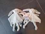 2 knuffels konijnen blauw Little Dutch, Kinderen en Baby's, Speelgoed | Knuffels en Pluche, Ophalen, Zo goed als nieuw, Konijn