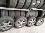 SET 4 banden op alu velgen, afkomstig VW GOLF 195/65R15 91T, Auto-onderdelen, Banden en Velgen, Ophalen, Gebruikt, 15 inch, Winterbanden