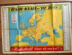 Afiche radiofrequences annee 50, Gebruikt, Rechthoekig Liggend, Ophalen of Verzenden, A1 t/m A3