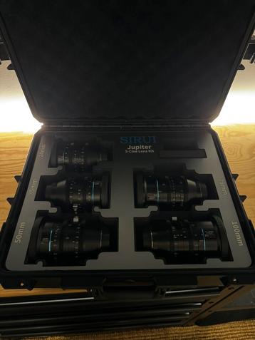 Set d'objectifs cinéma Sirui Jupiter 5 EF (24/35/50/75/100), Enlèvement, Comme neuf, Lentille standard