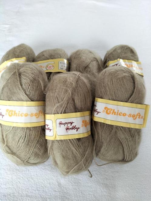 Pelote de laine Ghico-soft 7 pelotes., Hobby & Loisirs créatifs, Tricot & Crochet, Utilisé, Enlèvement ou Envoi