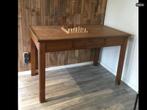 Vintage oude Café Tafel Met Schuifje, Ophalen