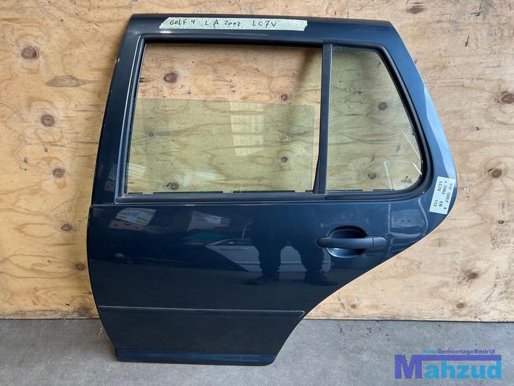 VW Golf 4 Grijs LC7V links achter deur 1998-2003, Auto-onderdelen, Carrosserie, Deur, Volkswagen, Gebruikt, Ophalen of Verzenden