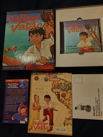 jeu PC rétro Les 9 destins de Valdo big box  version FR beschikbaar voor biedingen