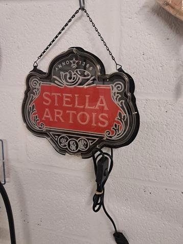 Stella artois Neon lichtreclame/ prima staat  beschikbaar voor biedingen