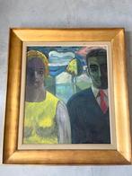 Origineel schilderij van Mouchette Robert, Antiek en Kunst, Ophalen of Verzenden