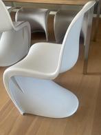 6 witte stoelen panton (replica), Ophalen of Verzenden