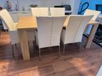 Eetkamer tafel met stoelen en salon tafel, Ophalen, Zo goed als nieuw
