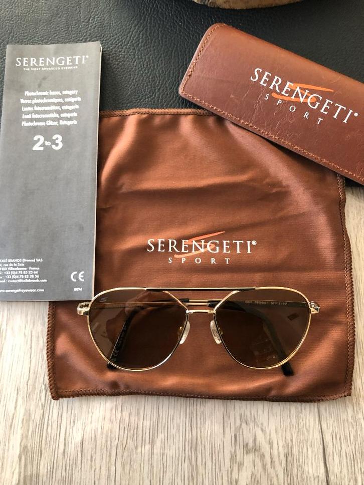 Bril SERENGETI, Handtassen en Accessoires, Zonnebrillen en Brillen | Heren, Gebruikt, Zonnebril, Overige merken, Ophalen of Verzenden