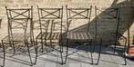 Ijzeren stoelen, Ophalen, Gebruikt, Zwart, Vier