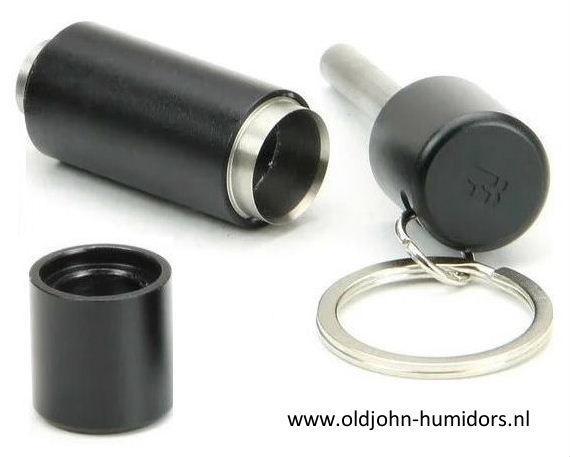 IGARENBOOR ADORINI  DUBBEL MES SOLINGEN STAAL ZWART   skn32, Verzamelen, Rookartikelen, Aanstekers en Luciferdoosjes, Nieuw, Tabaksdoos of Verpakking