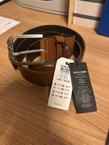 Nieuwe lederen riem jack & jones beschikbaar voor biedingen