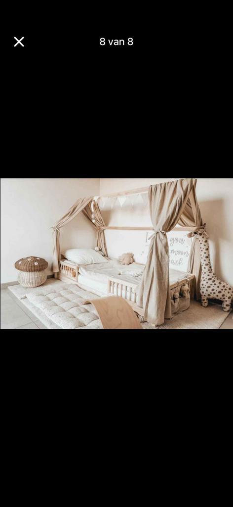 Kinderbed Nolita, Kinderen en Baby's, Kinderkamer | Bedden, Zo goed als nieuw, 180 cm of meer, 85 tot 100 cm, Lattenbodem, Ophalen