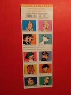 Blad 10 stempels van Kuifje - Hergé Characters, Frankeerzegel, Ophalen of Verzenden, Postfris, Postfris