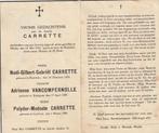 B O OORLOG FAL CARRETTE1943 MARKE, Collections, Images pieuses & Faire-part, Envoi, Image pieuse