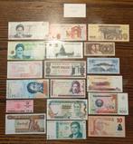 18 verschillende UNC biljetten wereld, Postzegels en Munten, Bankbiljetten | Azië, Ophalen of Verzenden, Setje