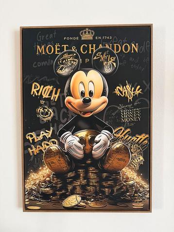 Canvas Mickey “Money” Mouse beschikbaar voor biedingen