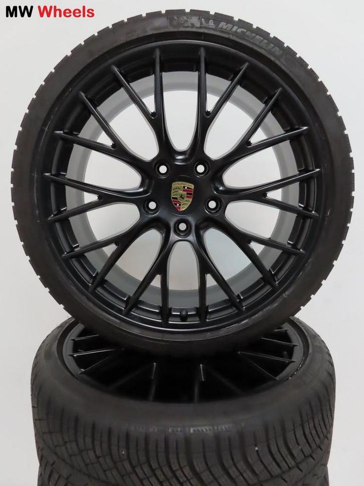 Porsche 20 inch 911 991.2 RS Spyder velgen met winterbanden, Auto-onderdelen, Banden en Velgen, Banden en Velgen, Winterbanden