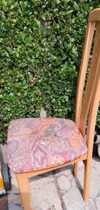 Stoelen 4 stuks(zitting verfsporen) zitting volledig, Huis en Inrichting, Ophalen, Gebruikt