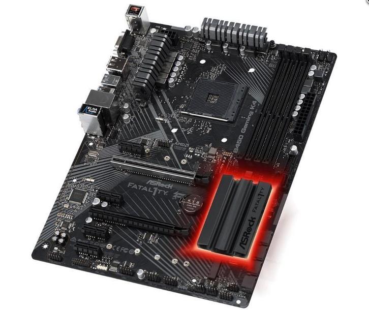 Asrock Fatal1ty B450 Gaming K4 AM4 ATX, Computers en Software, Moederborden, Zo goed als nieuw, AMD, DDR4, Ophalen of Verzenden