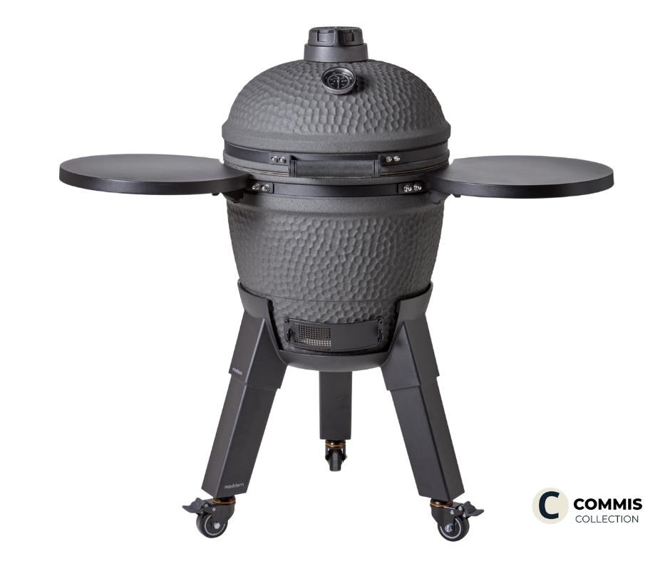 Kamado charcoal grey Moddern barbecue, Ophalen of Verzenden, Nieuw, Moddern, Met accessoires