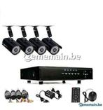 Kit 4 caméras de surveillance avec dvr nouveau, TV, Hi-fi & Vidéo, Caméras action, Neuf