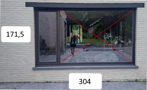 Fenêtre fixe + tour/tourner (gratuit), Bricolage & Construction, Vitres, Châssis & Fenêtres, Utilisé, Fenêtre de façade ou Vitre
