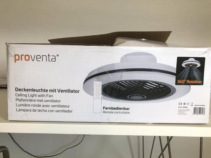 Plafondventilator met LEDlamp NIEUW, Elektronische apparatuur, Ventilatoren, Nieuw, Plafondventilator, Ventilator met afstandsbediening