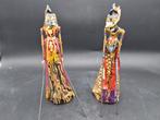 2 oude Indonesische poppen, jaren 70, Antiek en Kunst, Ophalen of Verzenden