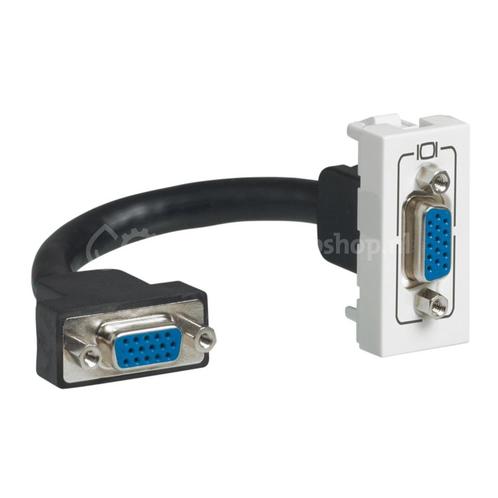 VGA aansluiting Legrand voor in Mosaic armatuur, TV, Hi-fi & Vidéo, TV, Hi-fi & Vidéo Autre, Comme neuf, Enlèvement ou Envoi