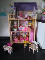 Kidkraft poppenhuis - barbiehuis + toebehoren, Kinderen en Baby's, Ophalen, Gebruikt, Poppenhuis