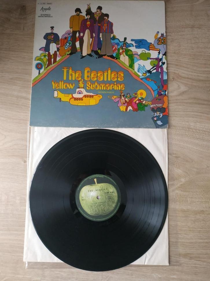 GELE ONDERZEEËR LP VAN DE BEATLES, Cd's en Dvd's, Vinyl | Rock, Zo goed als nieuw, Verzenden