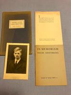 Frank Craeybeckx Nagelaten geschriften 50 ex Joris Minne, Antiek en Kunst, Antiek | Boeken en Manuscripten, Ophalen of Verzenden