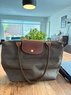 longchamp tas bruin M, Verzenden, Zo goed als nieuw, Bruin