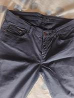Blauwe broek in jeansstijl van katoen voor dames - Sarar - T, Sarar, Blauw, Maat 42/44 (L), Ophalen of Verzenden