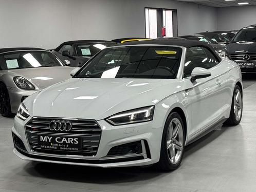 Audi S5 Cabrio 3.0 V6 TFSI 354 Cv Quattro Full Options, Auto's, Audi, Bedrijf, Te koop, S5, 4x4, ABS, Achteruitrijcamera, Adaptive Cruise Control