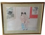 Chinese erotische tekening, Antiek en Kunst, Kunst | Tekeningen en Fotografie, Ophalen of Verzenden
