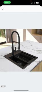 SINGLE-BASTER CRYPTON 60 GRANIET SPOELKAST + HANDMATIGE SIFO, Huis en Inrichting, Keuken | Keukenelementen, Ophalen of Verzenden