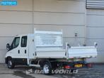 Iveco Daily 35C14 Kipper Dubbel Cabine met Kist 3.5t trekhaa, Auto's, Bestelwagens en Lichte vracht, 2757 kg, Gebruikt, Euro 6