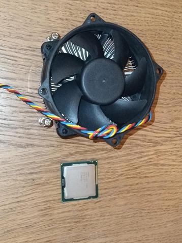 Intel i7 2600 CPU + koeler, Computers en Software, Gebruikt, 4-core, Ophalen of Verzenden, Intel Core i7