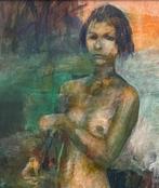 Naakt - 'Nudo' door Ademaro Bardelli, Antiek en Kunst, Kunst | Schilderijen | Modern, Ophalen