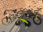 3 leuke fietsen + helm, Fietsen en Brommers, Fietsen | Kinderfietsjes, Ophalen, Gebruikt