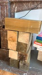 Stevige houten blokken, Tuin en Terras, Palen, Balken en Planken, Ophalen, Gebruikt, Hardhout, Minder dan 180 cm