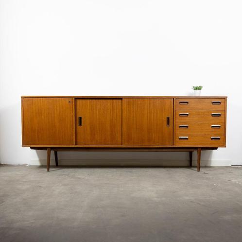 Prachtig vintage dressoir, Huis en Inrichting, Kasten | Dressoirs, Gebruikt, Met lade(s), Met plank(en), Ophalen of Verzenden