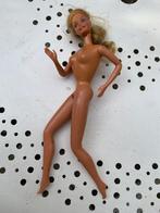 Vintage Barbie lang donkerblond haar 1966 Filipijnen, Verzamelen, Poppen, Fashion Doll, Gebruikt, Verzenden