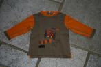 oranje longsleeve met pickup maat 80, Ophalen of Verzenden, Zo goed als nieuw, Jongetje, Shirtje of Longsleeve