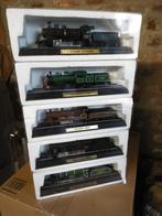 Editions Atlas 5 maquettes locomotives / trains vapeur 1/100, Collections, Modèle réduit, Enlèvement ou Envoi, Train, Neuf